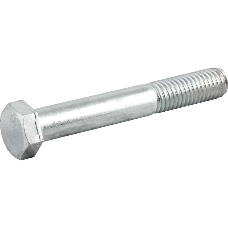 Parafuso sextavado zincado 1/2" x 3.1/2", UNC, rosca parcial
