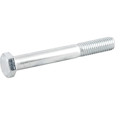 Parafuso sextavado zincado 1/2" x 4", UNC, rosca parcial
