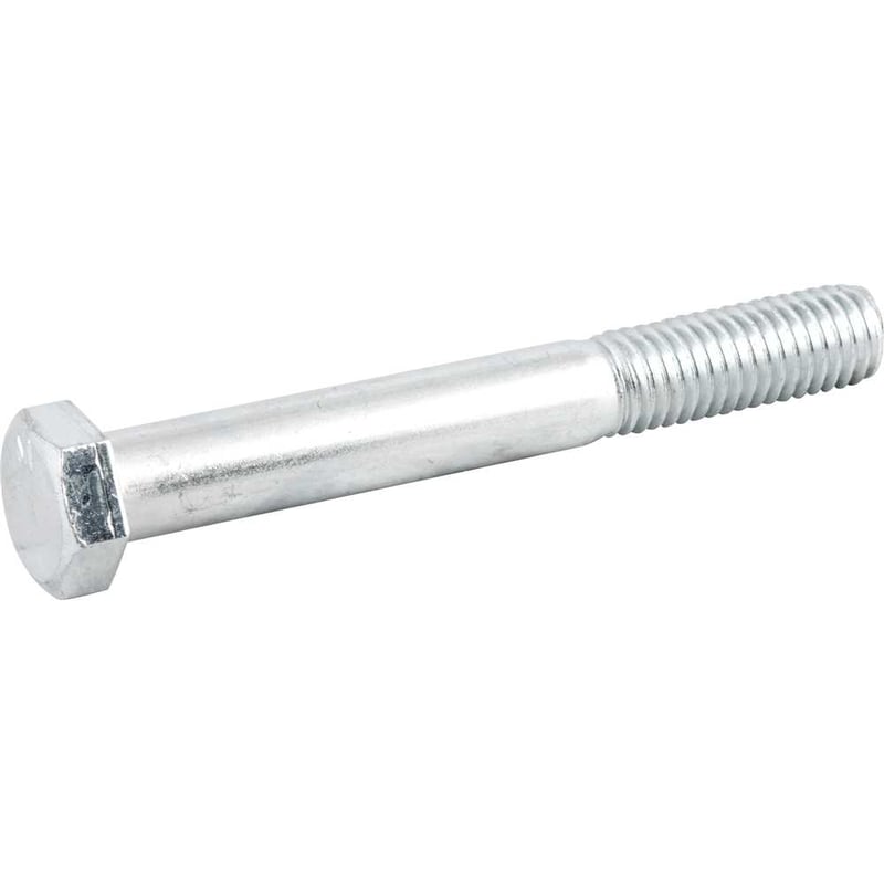 Parafuso sextavado zincado 1/2" x 4", UNC, rosca parcial