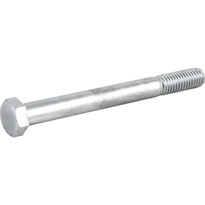 Parafuso sextavado zincado 1/2" x 5", UNC, rosca parcial