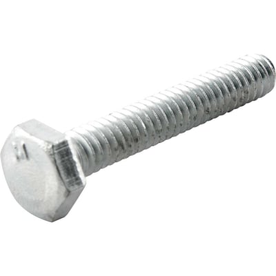 Parafuso sextavado zincado 1/4" x 1.1/2", UNC, rosca total