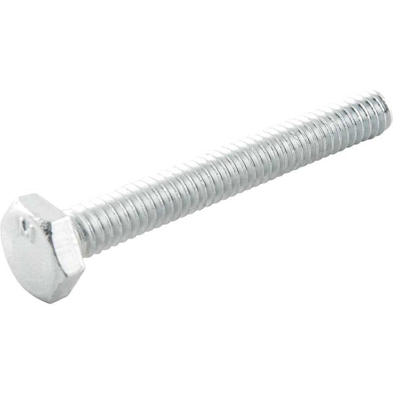 Parafuso sextavado zincado 1/4" x 2", UNC, rosca total