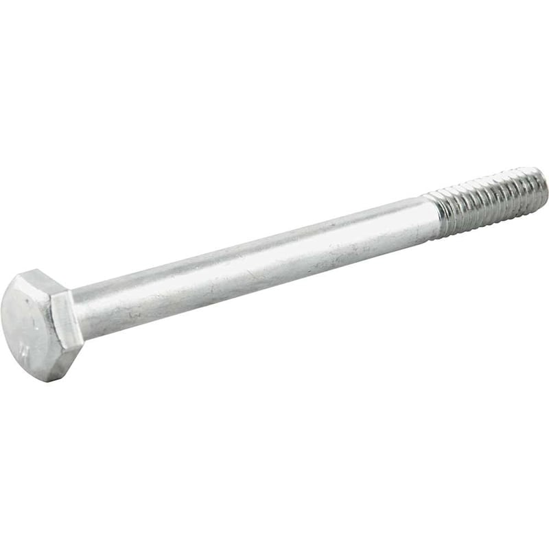 Parafuso sextavado zincado 1/4" x 3", UNC, rosca parcial