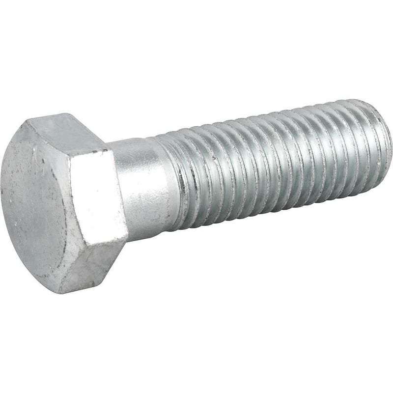 Parafuso sextavado zincado 3/4" x 2.1/2", UNC, rosca parcial