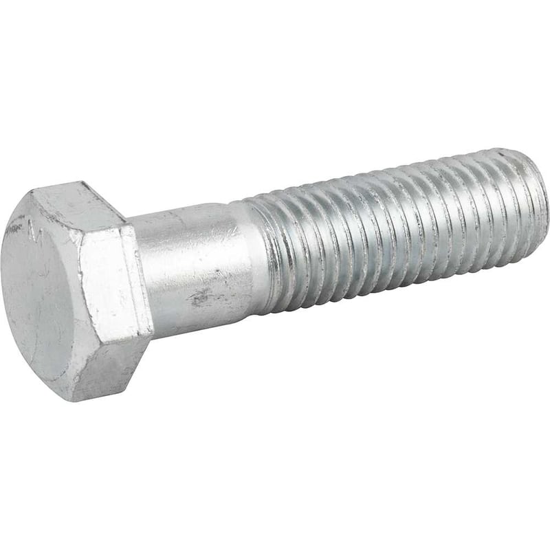 Parafuso sextavado zincado 3/4" x 3", UNC, rosca parcial