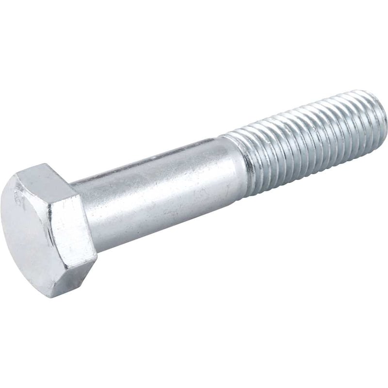 Parafuso sextavado zincado 3/4" x 4", UNC, rosca parcial