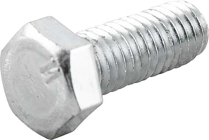 Parafuso sextavado zincado 3/8" x 1", UNC, rosca total