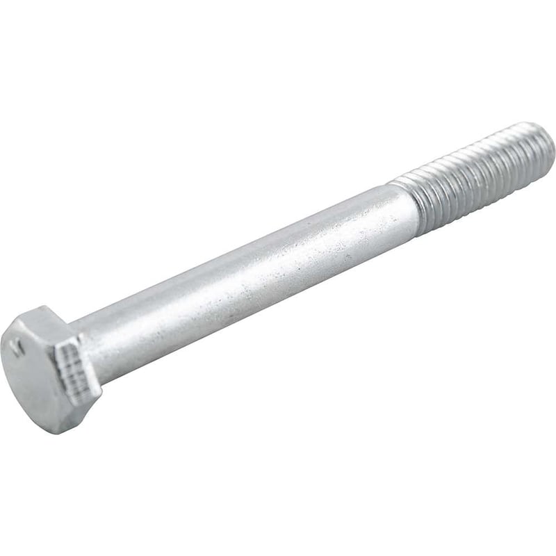 Parafuso sextavado zincado 3/8" x 3.1/2", UNC, rosca parcial