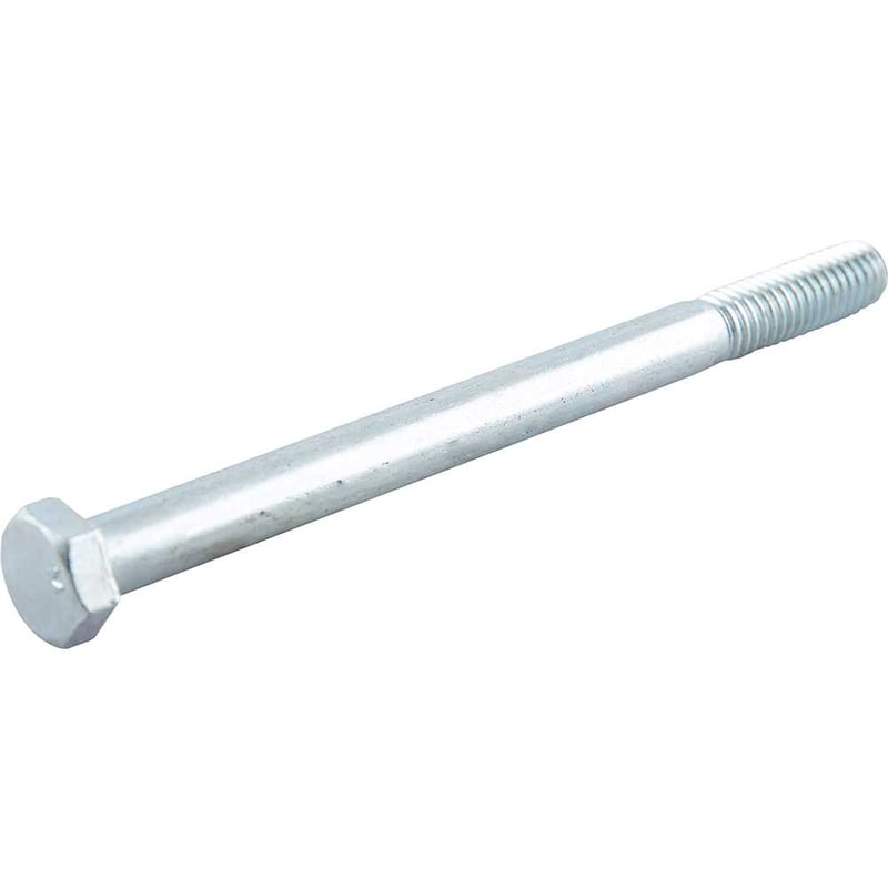 Parafuso sextavado zincado 3/8" x 5", UNC, rosca parcial