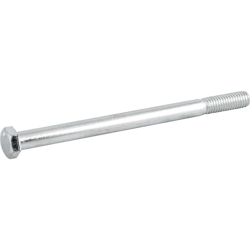 Parafuso sextavado zincado 3/8" x 5.1/2", UNC, rosca parcial