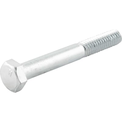 Parafuso sextavado zincado 5/16" x 2.1/2", UNC, rosca parcial