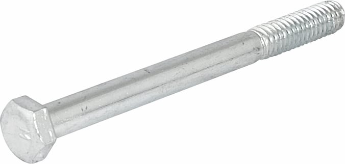 Parafuso sextavado zincado 5/16" x 3.1/2", UNC, rosca parcial