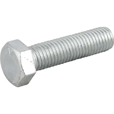Parafuso sextavado zincado 5/8" x 2.1/2", UNC, rosca total