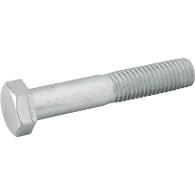 Parafuso sextavado zincado 5/8" x 3.1/2", UNC, rosca parcial