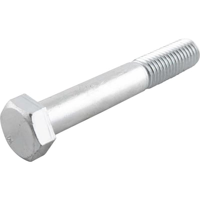 Parafuso sextavado zincado 5/8" x 4", UNC, rosca parcial
