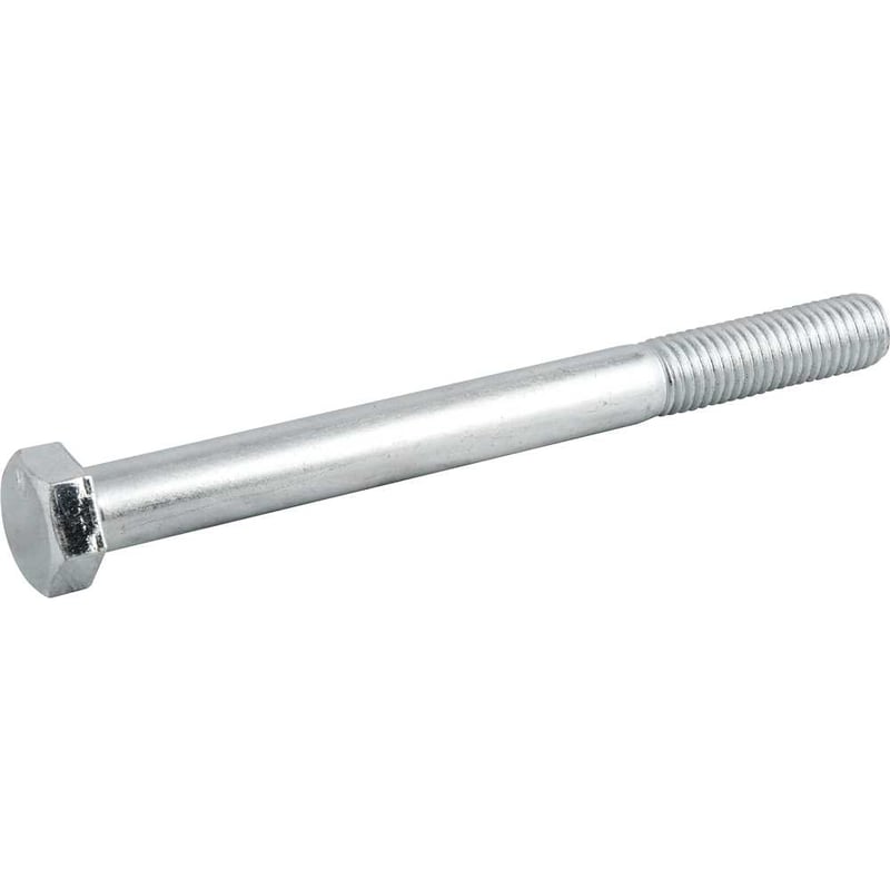 Parafuso sextavado zincado 5/8" x 7", UNC, rosca parcial