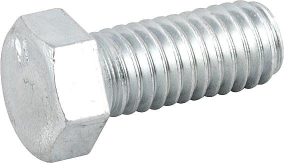 Parafuso sextavado zincado 7/16" x 1", UNC, rosca total
