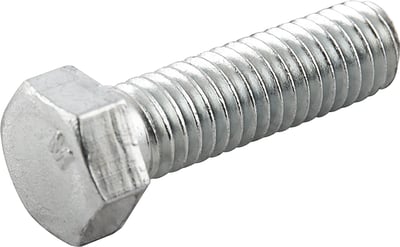 Parafuso sextavado zincado 7/16" x 1.1/2", UNC, rosca total