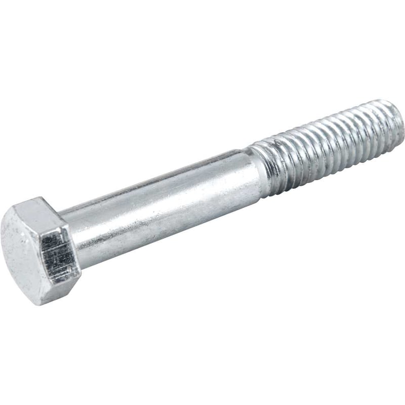 Parafuso sextavado zincado 7/16" x 3", UNC, rosca parcial