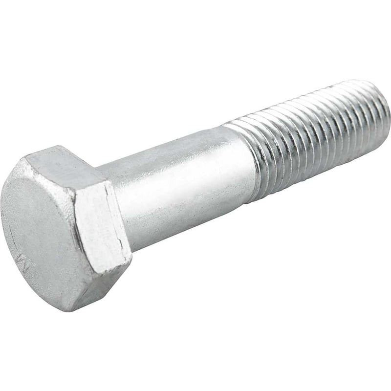 Parafuso sextavado zincado 7/8" x 5", UNC, rosca parcial