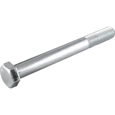 Parafuso sextavado zincado 7/8" x 8", UNC, rosca parcial