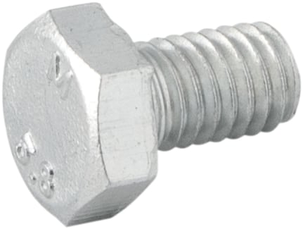 Parafuso sextavado zincado, 6 mm x 10 mm, MA