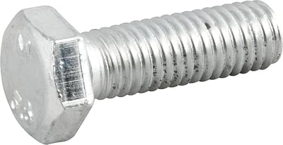 Parafuso sextavado zincado 8 mm x 25 mm, MA, rosca total