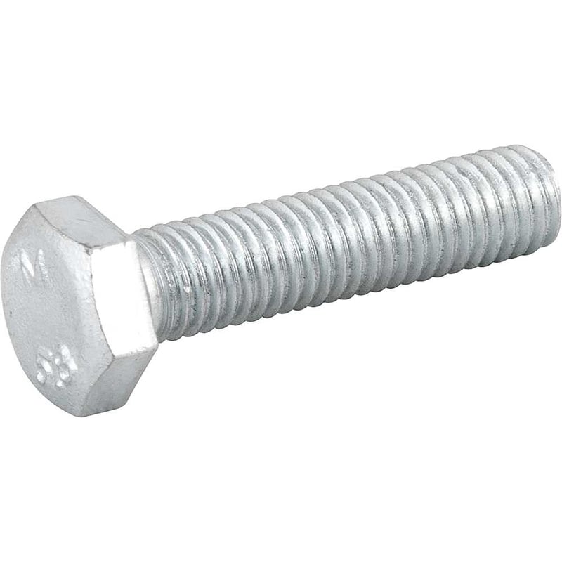 Parafuso sextavado zincado 8 mm x 35 mm, MA, rosca total