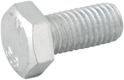 Parafuso sextavado zincado, 12 mm x 25 mm, MA