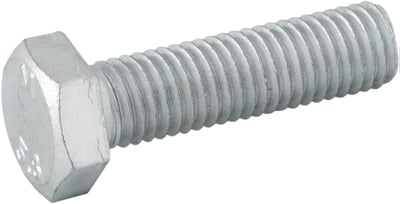Parafuso sextavado MA, 12 mm x 45 mm, rosca total, zincado