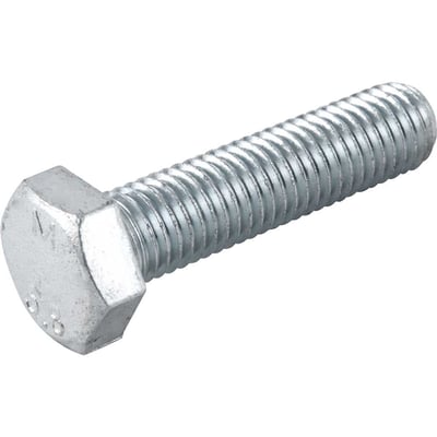Parafuso sextavado zincado 12 mm x 50 mm, MA, rosca total