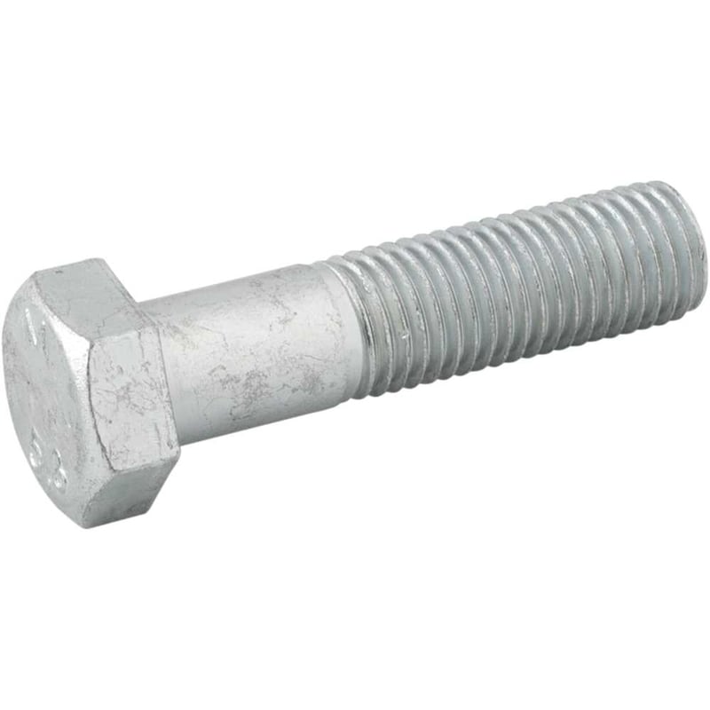 Parafuso sextavado zincado, 16 mm x 80 mm, MA