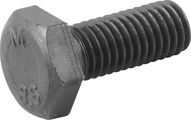 Parafuso sextavado 8.8, 10 mm x 25 mm, MA, rosca total, DIN 933