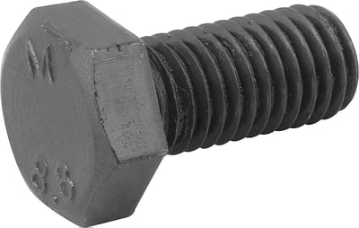 Parafuso sextavado 8.8, 12 mm x 25 mm, MA, rosca total, DIN 933