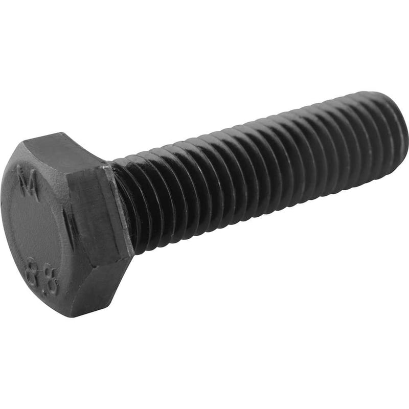 Parafuso sextavado 8.8, 12 mm x 45 mm, MA, rosca total, DIN 933