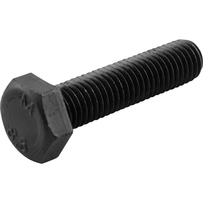 Parafuso sextavado 8.8, 12 mm x 50 mm, MA, rosca total, DIN 933