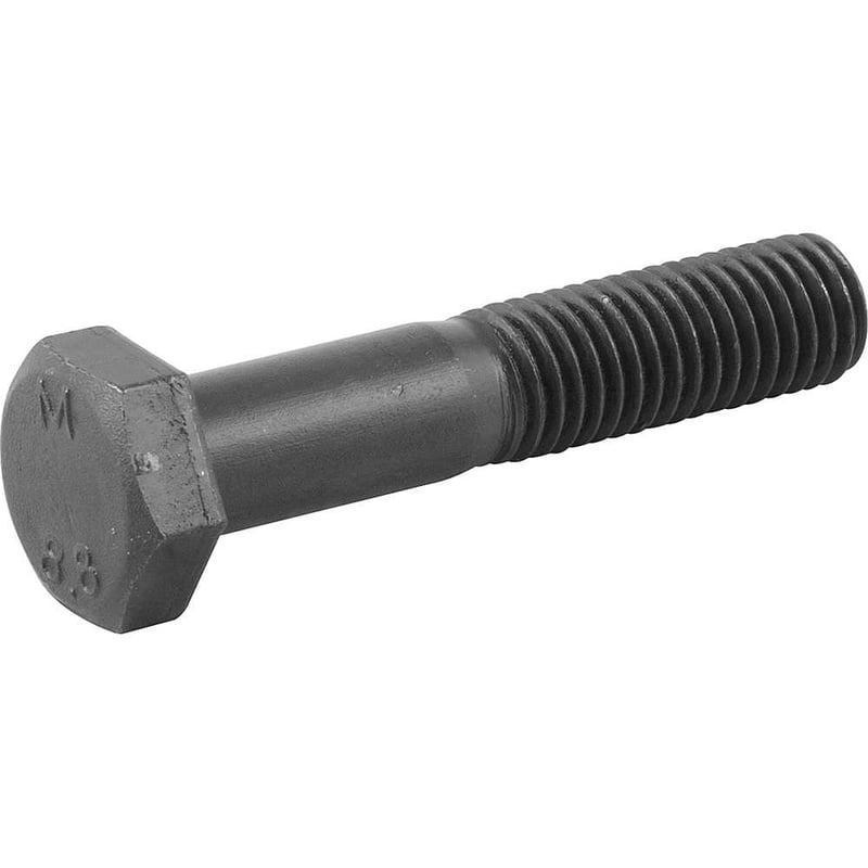 Parafuso sextavado 8.8, 12 mm x 60 mm, MA, rosca parcial, DIN 931