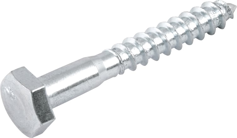 Parafuso sextavado rosca soberba 1/4" x 45 mm, cartela com 4 peças