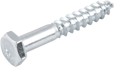 Parafuso sextavado rosca soberba 3/16" x 30 mm, cartela com 5 peças