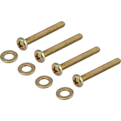 Parafuso com arruela para suporte de TV, M6 x 45 mm