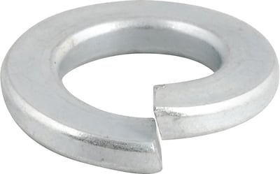 Arruela de pressão 3/8" zincada, cartela