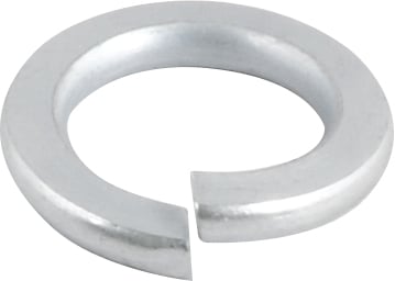 Arruela de pressão 3/16", zincada, cartela