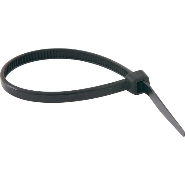 Abraçadeira de nylon, preta, 200 mm x 3,6 mm, com 1.000 peças