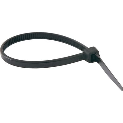 Abraçadeira de nylon, preta, 1.000 mm x 9,0 mm, com 10 peças