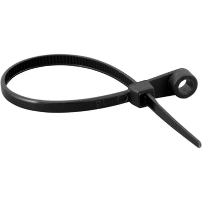 Abraçadeira de nylon para parafusos, preta, 150 mm x 3,6 mm
