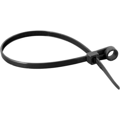 Abraçadeira de nylon para parafusos, preta, 220 mm x 4,3 mm