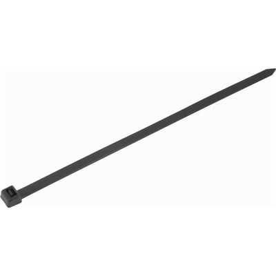 Abraçadeira de nylon, preta, 280 mm x 9,0 mm, com 100 peças