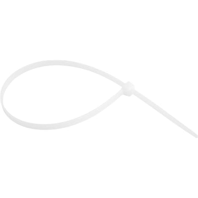 Abraçadeira de nylon branca, 400 mm x 7,2 mm com 10 peças