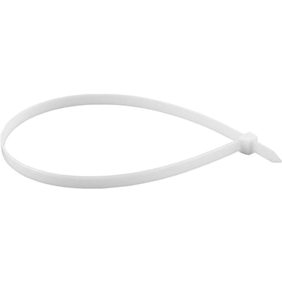 Abraçadeira de nylon, branca, 640 mm x 12,0 mm, com 10 peças