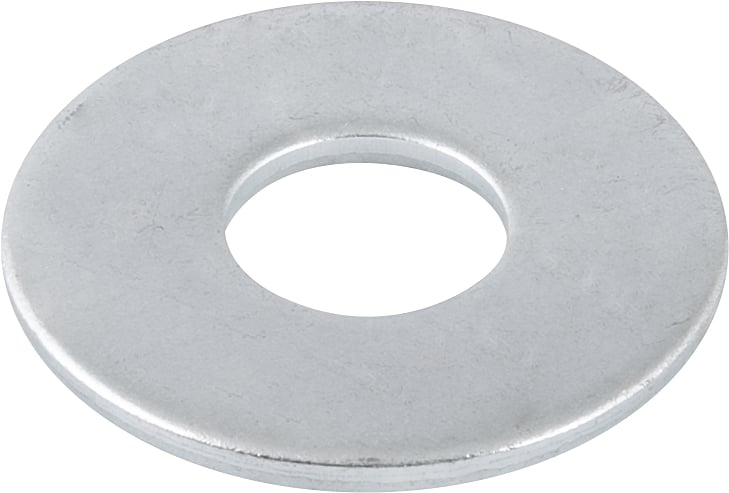 Arruela lisa 5/8", zincada, cartela com 2 peças